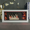 Sasuke Itachi Paper Carving 3D Anime Lamp