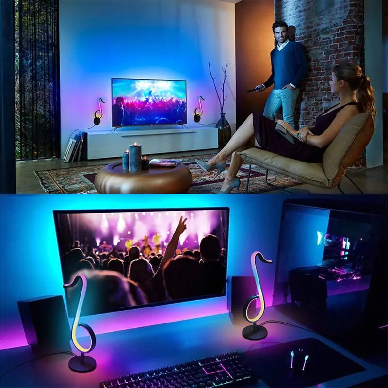 LED Music Note Light