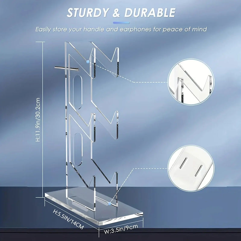 Universal 3-Layer Controller Stand and Headset Holder